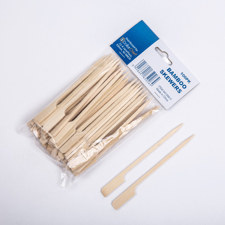 BBQ/Fruit Flat Tip Bamboo Stick/Skewers YHST001